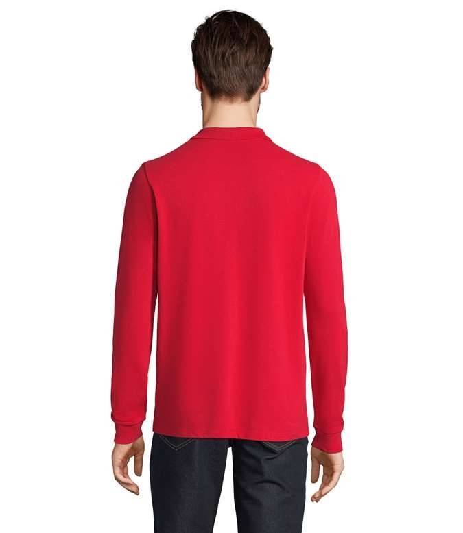 Unisex Long Sleeve Polycotton Polo Shirt