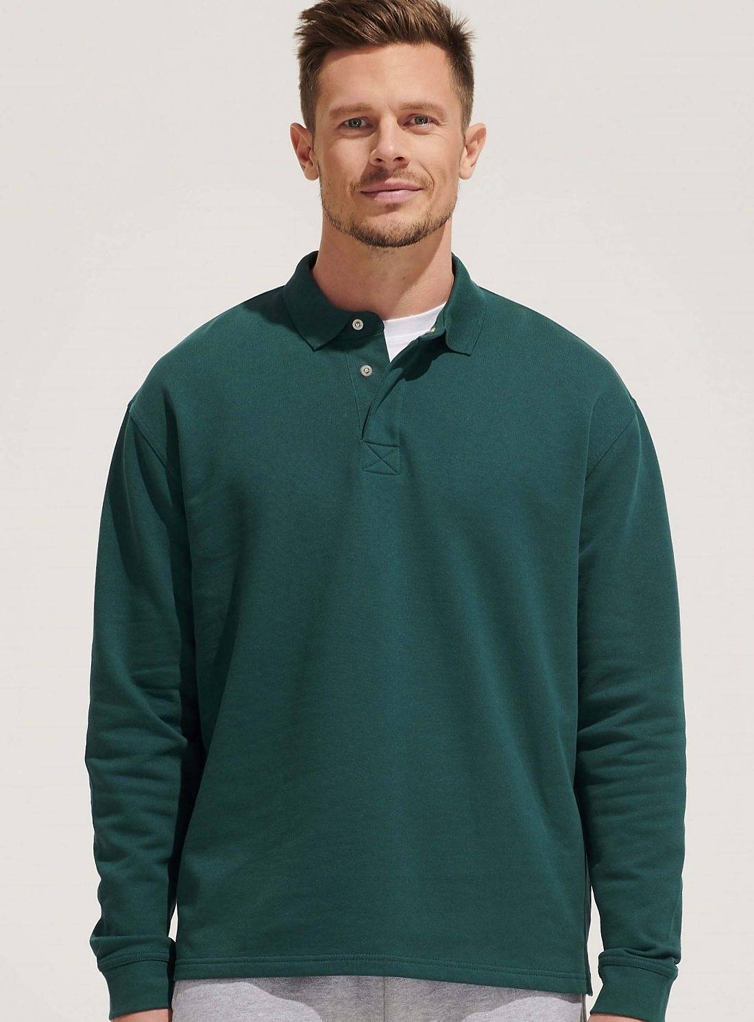 Unisex Polo Collar Sweatshirt Heritage