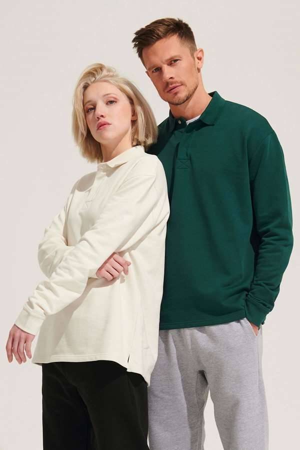 Unisex Polo Collar Sweatshirt Heritage