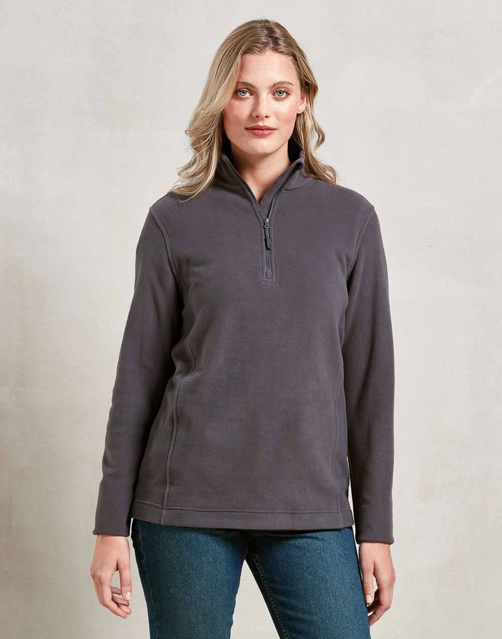 Unisex ´Recyclight´ 1/4 Zip Micro Fleece