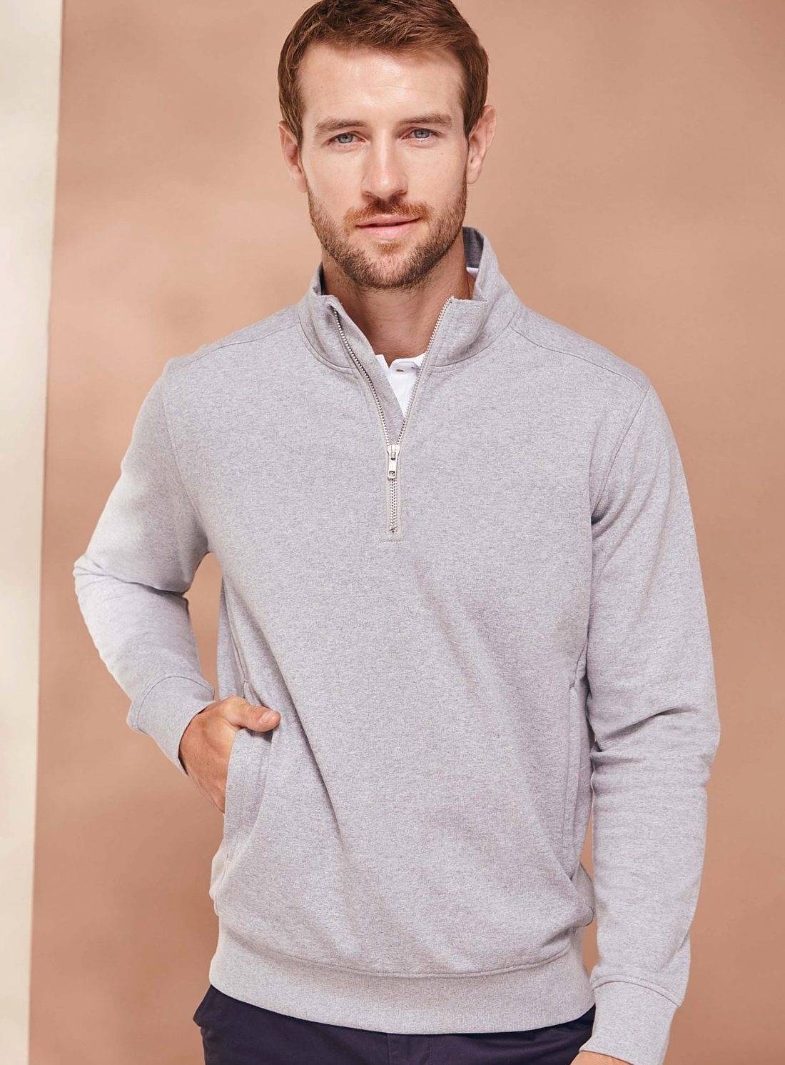Unisex Sustainable 1/4 Zip Sweatshirt
