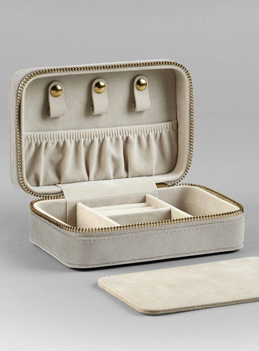Velvet Travel Jewellery Box