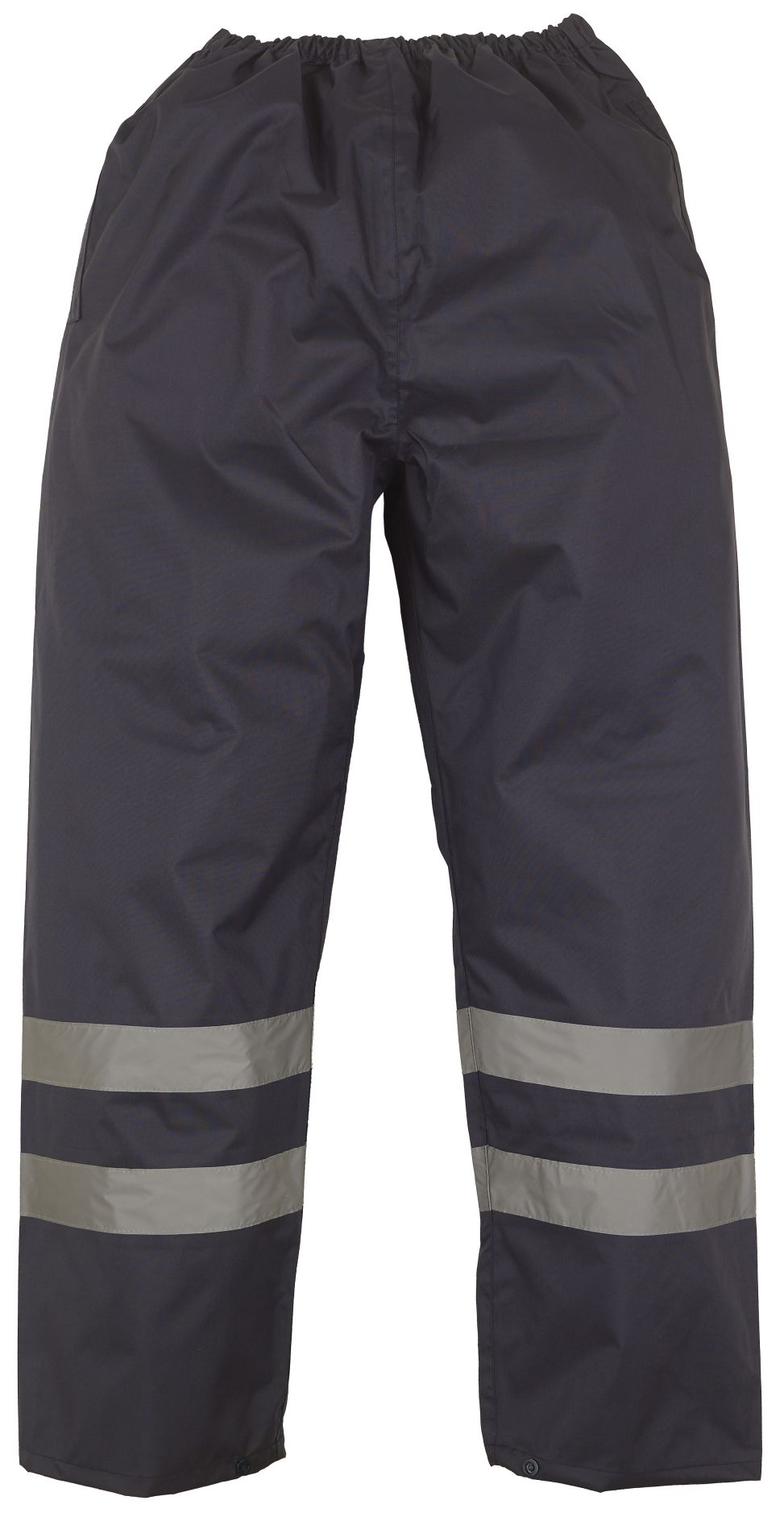 Wodoodporne spodnie robocze z odblaskowymi pasami