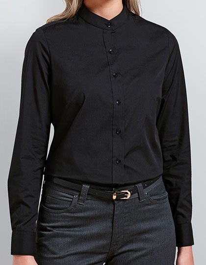 Women´s Banded Collar Grandad Shirt