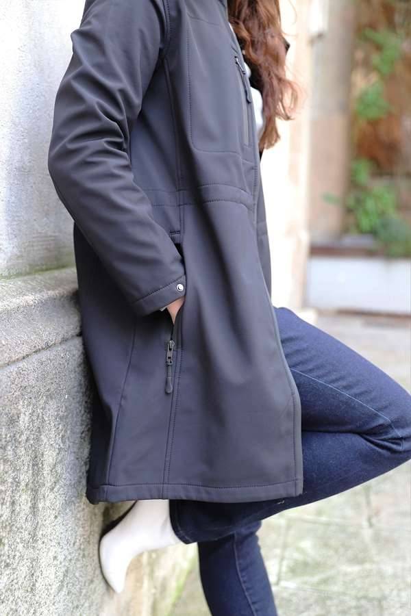 Women´s Long Softshell Coat Achille