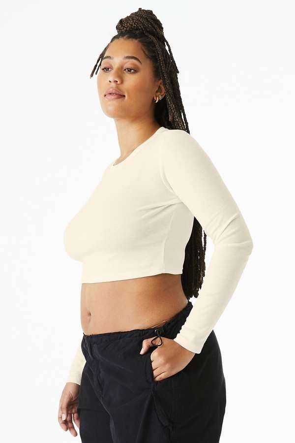 Women´s Micro Rib Long Sleeve Baby Tee