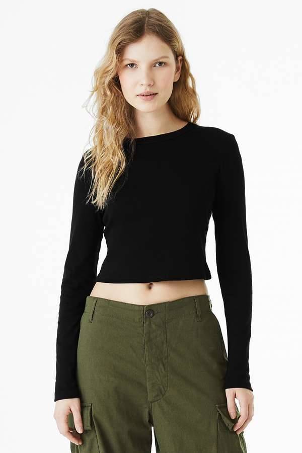 Women´s Micro Rib Long Sleeve Baby Tee