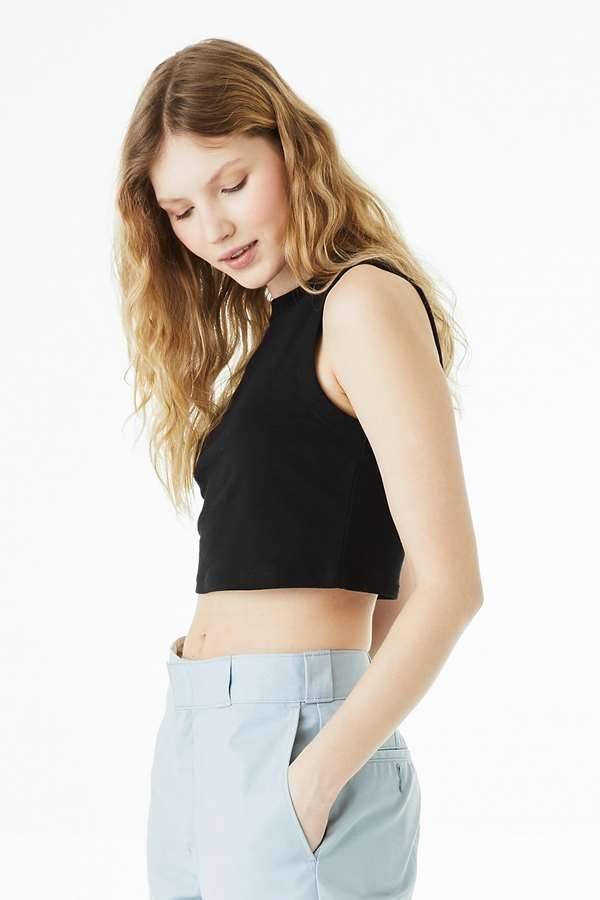 Women´s Micro Rib Muscle Crop Tank