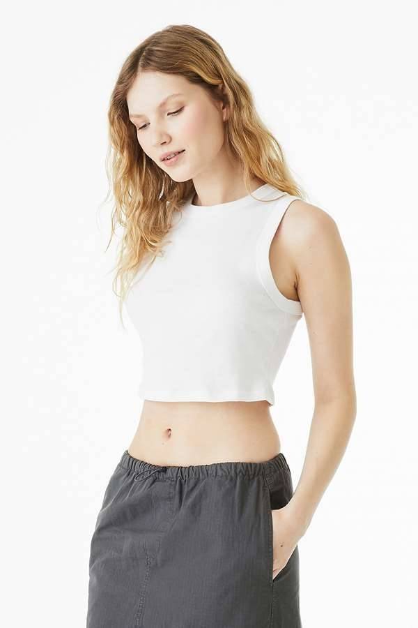 Women´s Micro Rib Muscle Crop Tank