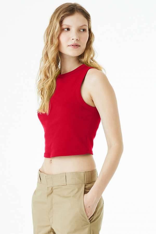 Women´s Micro Rib Muscle Crop Tank