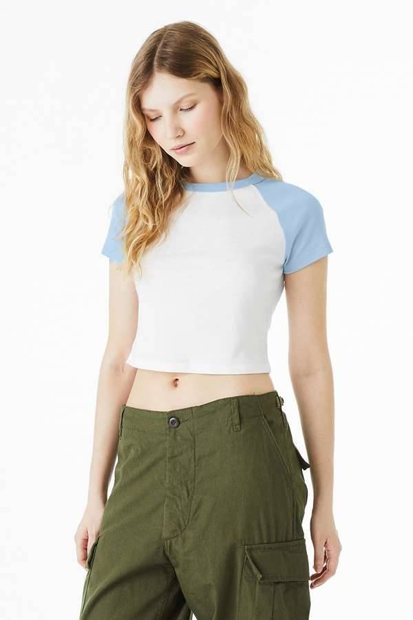 Women´s Micro Rib Raglan Baby Tee