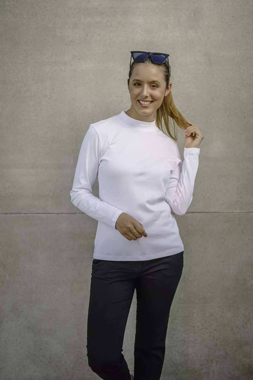 Women´s Premium Highneck Longsleeve Tees