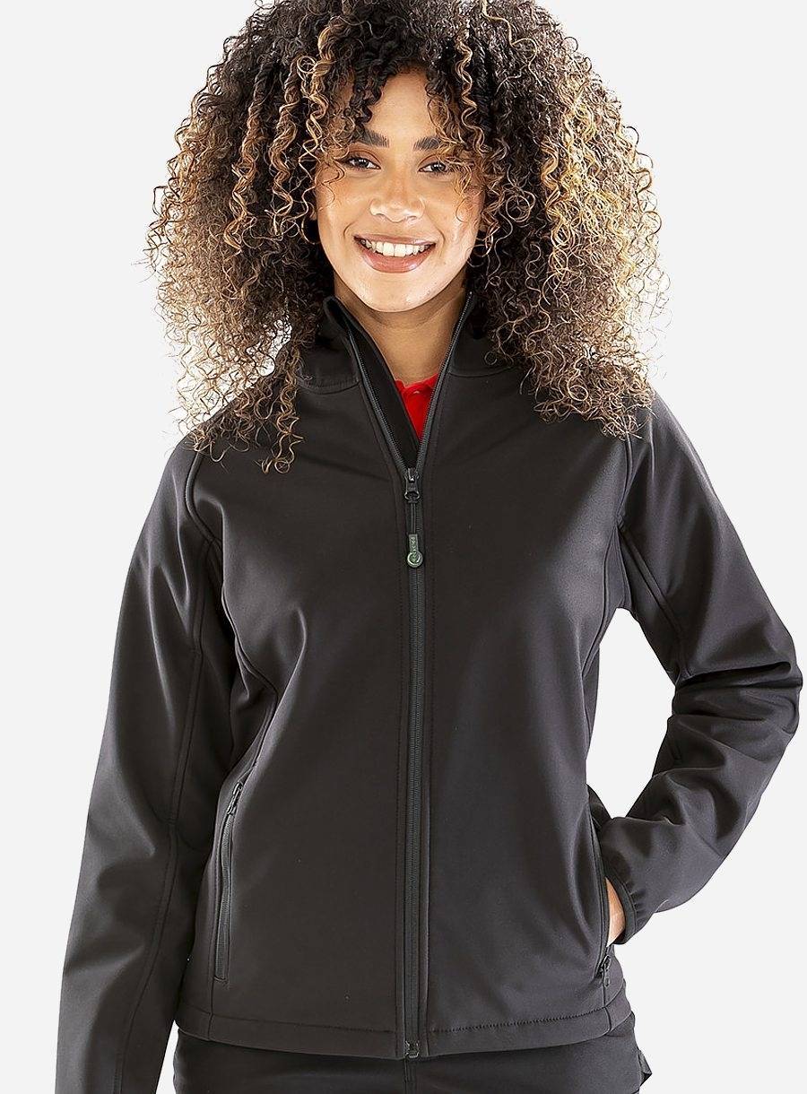 Women´s Recycled 3-Layer Printable Hooded Softshell Jacket
