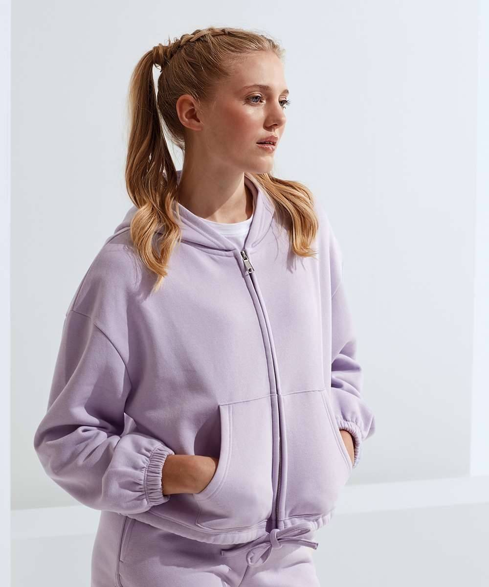 Women´s Recycled Drawstring Full-Zip Hoodie