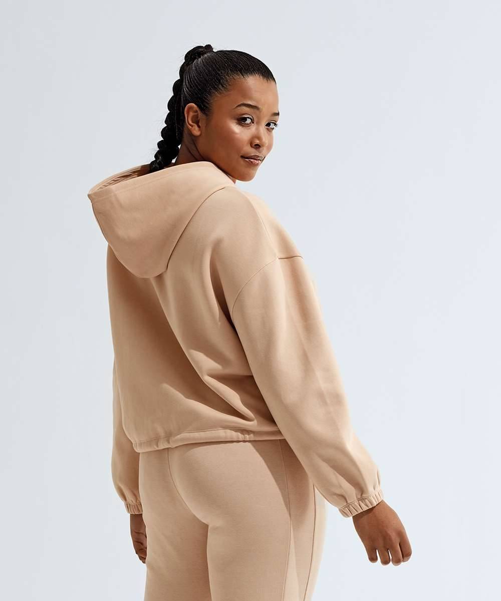 Women´s Recycled Drawstring Full-Zip Hoodie