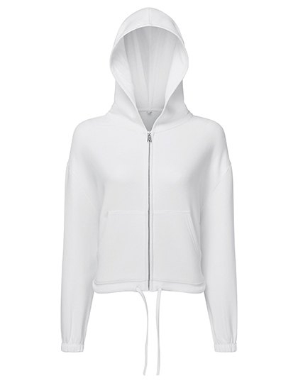 Women´s Recycled Drawstring Full-Zip Hoodie