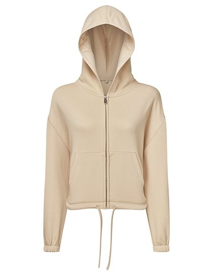 Women´s Recycled Drawstring Full-Zip Hoodie