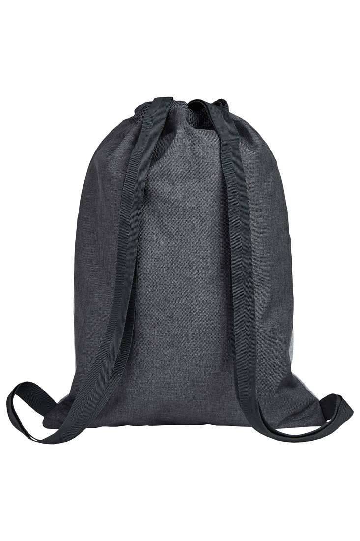 Worek sportowy z dużą kieszenią przednią z ukrytym zamkiem