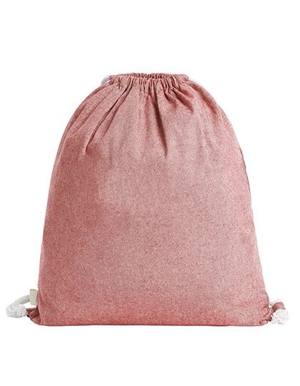 Worek sportowy z ekologicznym wykorzystaniem materiału