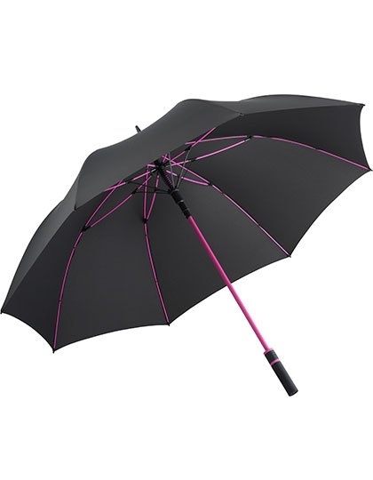 Wytrzymały parasol automatyczny z kolorowym drążkiem i stelażem