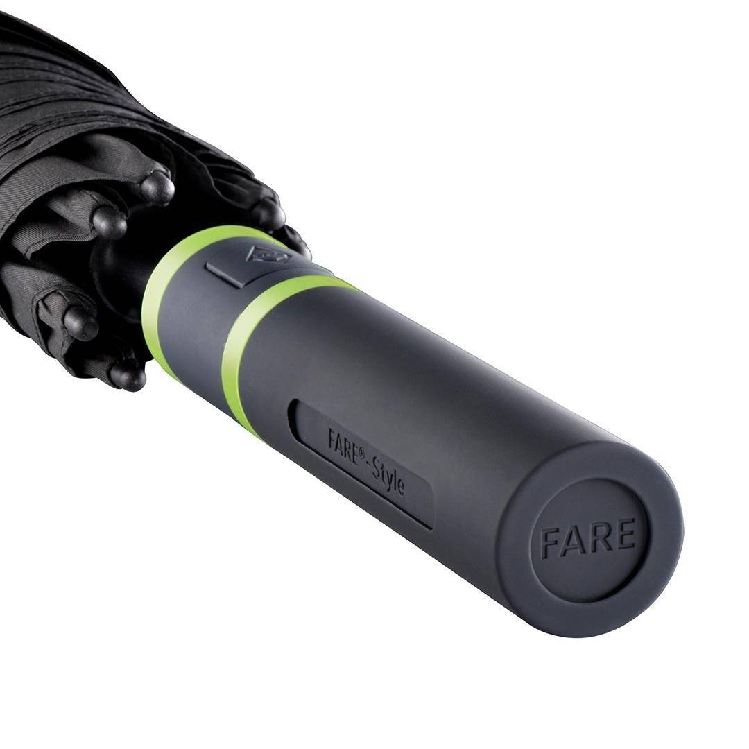 Wytrzymały parasol automatyczny z kolorowym drążkiem i stelażem