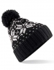 Zimowa czapka w modne wzory Fair Isle