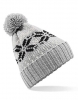 Zimowa czapka w modne wzory Fair Isle